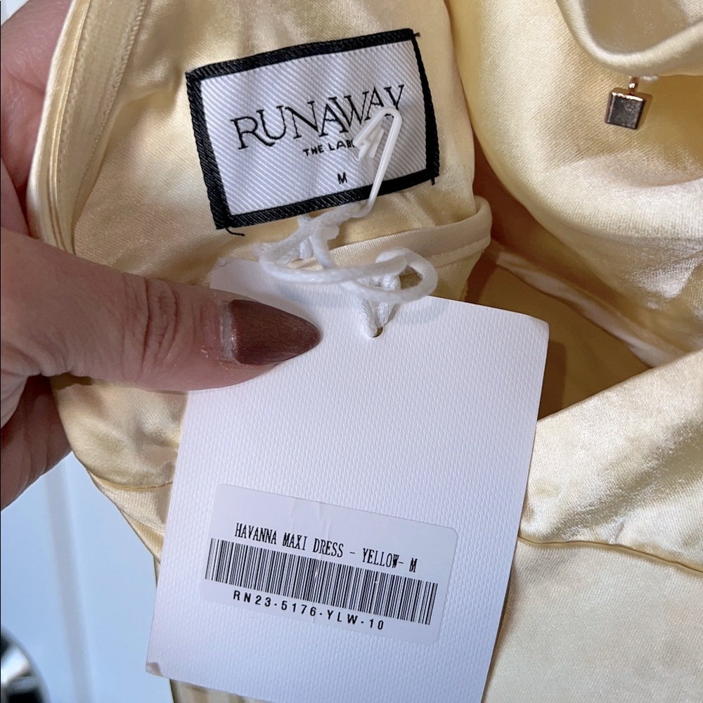 NWT Runaway The Label - Havanna Dress - Yellow - Picture 6 of 11